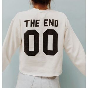 •BRANDY MELVILLE THE END 00 SWEATSHIRT•